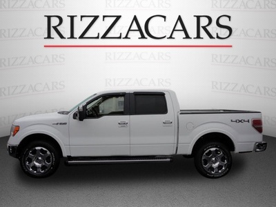 ford f 150 2010 white lariat 4x4 flex fuel 8 cylinders 4 wheel drive automatic with overdrive 60546
