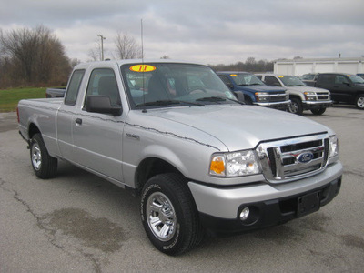 ford ranger 2011 silver xlt gasoline 4 cylinders 2 wheel drive 5 speed manual 62863