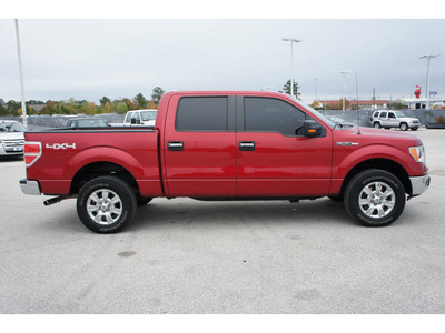 ford f 150 2010 dk  red xlt gasoline 8 cylinders 4 wheel drive automatic 77388