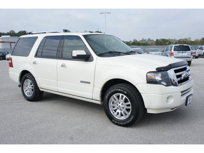 ford expedition 2008 white suv limited gasoline 8 cylinders 2 wheel drive automatic 77388