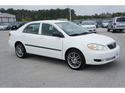 toyota corolla 2005 white sedan ce gasoline 4 cylinders front wheel drive automatic 77388