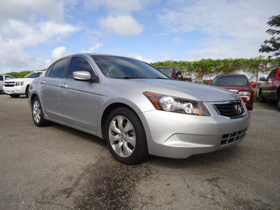 honda accord 2009 silver sedan ex l gasoline 4 cylinders front wheel drive automatic 33177