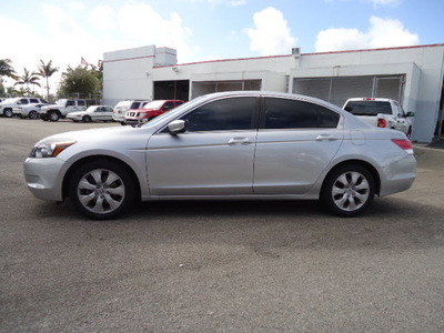 honda accord 2009 silver sedan ex l gasoline 4 cylinders front wheel drive automatic 33177