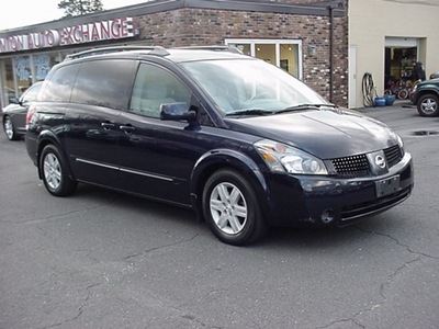 nissan quest 2004 blue van 3 5 sl gasoline 6 cylinders front wheel drive automatic 06019