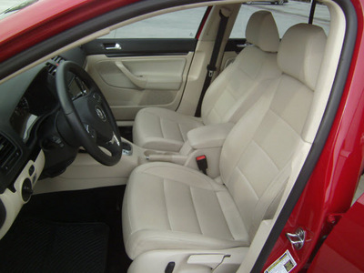 volkswagen jetta 2010 red sedan tdi diesel 4 cylinders front wheel drive automatic 75503