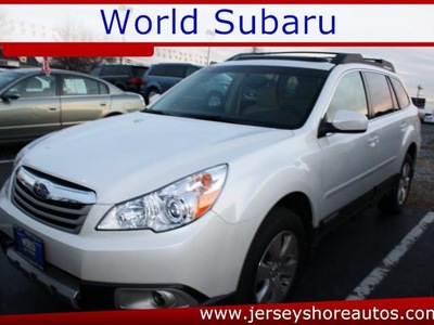 subaru outback 2012 white wagon 3 6r limited gasoline 6 cylinders all whee drive automatic 07701