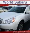 subaru outback 2012 white wagon 3 6r limited gasoline 6 cylinders all whee drive automatic 07701