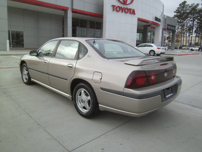 chevrolet impala 2002 tan sedan ls gasoline 6 cylinders front wheel drive automatic 75503