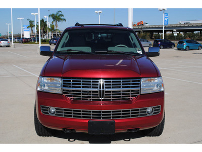 lincoln navigator 2007 red suv luxury gasoline 8 cylinders rear wheel drive automatic with overdrive 77065