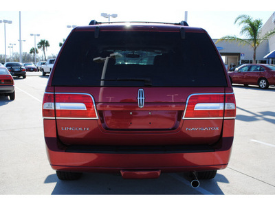 lincoln navigator 2007 red suv luxury gasoline 8 cylinders rear wheel drive automatic with overdrive 77065