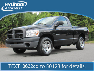 dodge ram pickup 1500 2008 black st 2wd gasoline 6 cylinders rear wheel drive automatic with overdrive 28805