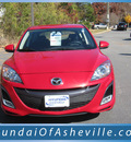 mazda mazda3 2010 red hatchback gasoline 4 cylinders front wheel drive automatic 28805