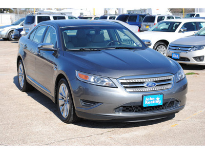 ford taurus 2011 gray sedan limited gasoline 6 cylinders front wheel drive automatic 77037