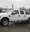 ford f 250 super duty 2009 white lariat diesel 8 cylinders 4 wheel drive automatic 62863