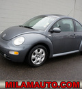 volkswagen new beetle 2002 dk  gray coupe gls gasoline 4 cylinders front wheel drive automatic 98371