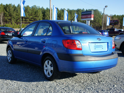 kia rio 2006 blue sedan lx gasoline 4 cylinders front wheel drive automatic 27569