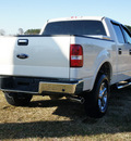 ford f 150 2008 white lariat flex fuel 8 cylinders 4 wheel drive automatic 27569