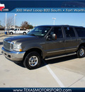 ford excursion 2004 gold suv limited diesel 8 cylinders 4 wheel drive automatic with overdrive 76108