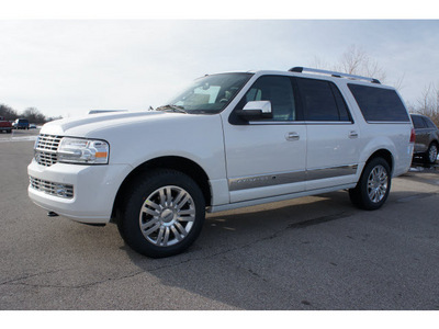 lincoln navigator l 2012 white suv flex fuel 8 cylinders 4 wheel drive 6 speed automatic 46168