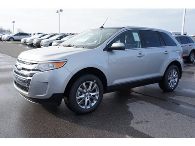 ford edge 2012 silver suv limited gasoline 6 cylinders all whee drive shiftable automatic 46168