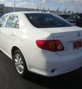 toyota corolla 2010 white sedan le gasoline 4 cylinders front wheel drive automatic 45342