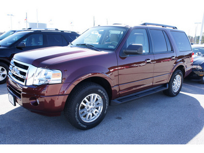 ford expedition 2012 red suv xlt flex fuel 8 cylinders 2 wheel drive automatic 77388