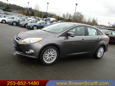 ford focus 2012 gray sedan sel gasoline 4 cylinders front wheel drive automatic 98032