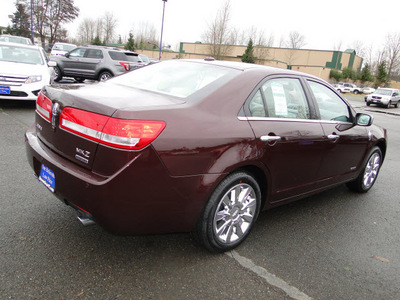 lincoln mkz hybrid 2012 maroon sedan hybrid 4 cylinders front wheel drive cont  variable trans  98032