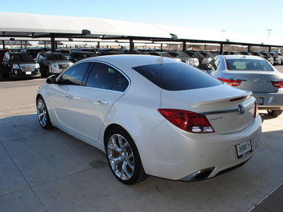buick regal 2012 white sedan gs gasoline 4 cylinders front wheel drive automatic 76087