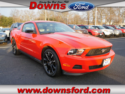 ford mustang 2012 red coupe v6 gasoline 6 cylinders rear wheel drive 6 speed manual 08753