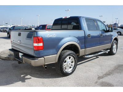 ford f 150 2004 dk  blue lariat gasoline 8 cylinders 4 wheel drive automatic 77388