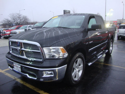 ram ram 1500 2011 black pickup truck big horn flex fuel 8 cylinders 2 wheel drive automatic 60443