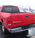 dodge ram 1500 2003 red pickup truck slt gasoline 8 cylinders rear wheel drive automatic 60443