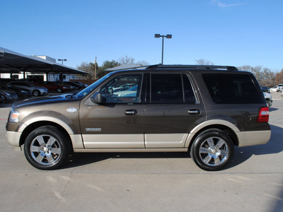 ford expedition 2008 brown suv king ranch gasoline 8 cylinders 2 wheel drive automatic with overdrive 76087