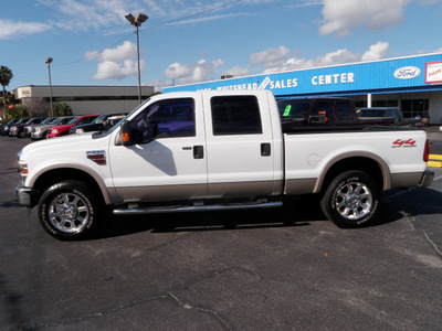 ford f 250 super duty 2008 white lariat diesel 8 cylinders 4 wheel drive automatic 32401