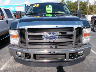 ford f 250 super duty 2008 dk  green lariat diesel 8 cylinders 4 wheel drive automatic 32401