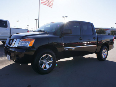 nissan titan 2009 black flex fuel 8 cylinders 2 wheel drive automatic 76018