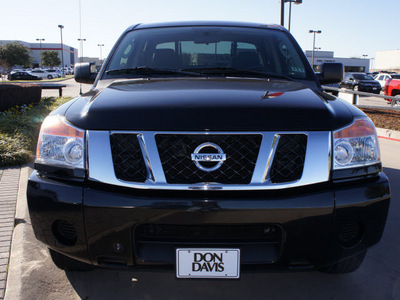 nissan titan 2009 black flex fuel 8 cylinders 2 wheel drive automatic 76018