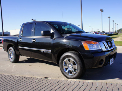 nissan titan 2009 black flex fuel 8 cylinders 2 wheel drive automatic 76018