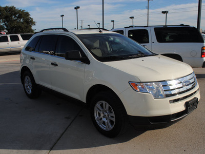 ford edge 2008 white suv gasoline 6 cylinders front wheel drive automatic with overdrive 76087