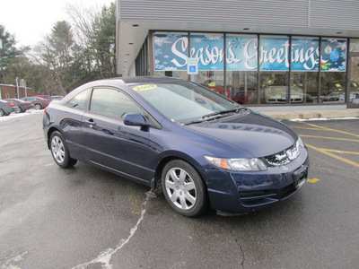 honda civic 2009 blue coupe lx gasoline 4 cylinders front wheel drive automatic 13502