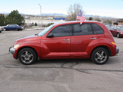 chrysler pt cruiser 2002 red wagon dream cruiser series i gasoline 4 cylinders front wheel drive 5 speed manual 80229