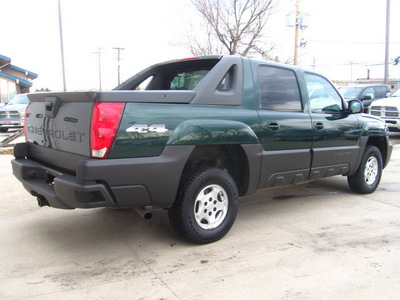 chevrolet avalanche 2003 dk  green suv 1500 gasoline 8 cylinders 4 wheel drive automatic 80301