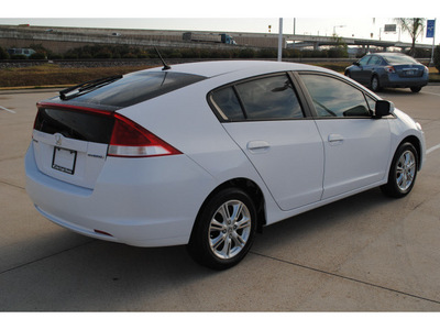 honda insight 2010 white hatchback ex hybrid 4 cylinders front wheel drive automatic 77065