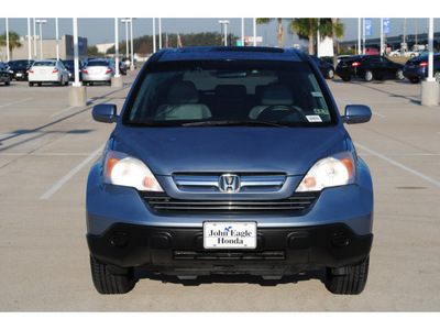 honda cr v 2008 lt  blue suv ex l w navi gasoline 4 cylinders front wheel drive automatic with overdrive 77065