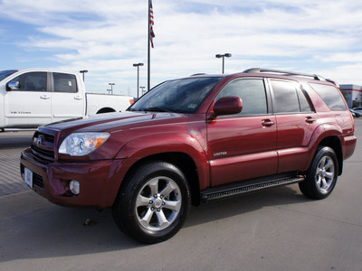 toyota 4runner 2006 red suv limited gasoline 6 cylinders rear wheel drive automatic 76018