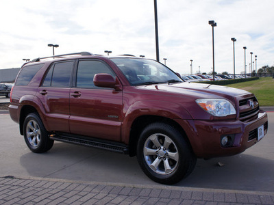 toyota 4runner 2006 red suv limited gasoline 6 cylinders rear wheel drive automatic 76018