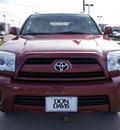 toyota 4runner 2006 red suv limited gasoline 6 cylinders rear wheel drive automatic 76018