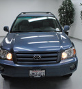 toyota highlander 2007 dk  blue suv gasoline 6 cylinders all whee drive automatic 91731