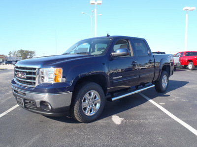 gmc sierra 1500 2012 blue slt flex fuel 8 cylinders 4 wheel drive automatic with overdrive 28557